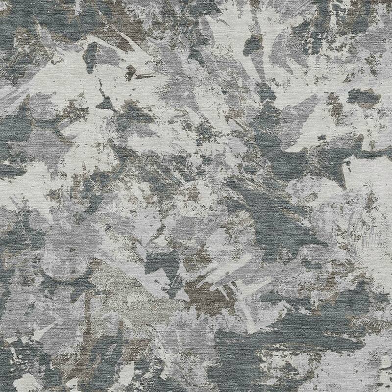HomeRoots Floral Transitional Rectangle Outdoor Rug