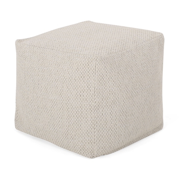 Camrose Contemporary Fabric Pouf by Christopher Knight Home. Opens flyout.