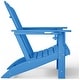 preview thumbnail 108 of 156, Aderson Outdoor Poly Adirondack Chair With Ottoman And Side Table 12-Piece Set