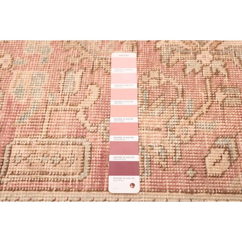 ECARPETGALLERY Hand-knotted Antalya Vintage Dark Copper Wool Rug - 9'10 x 12'10