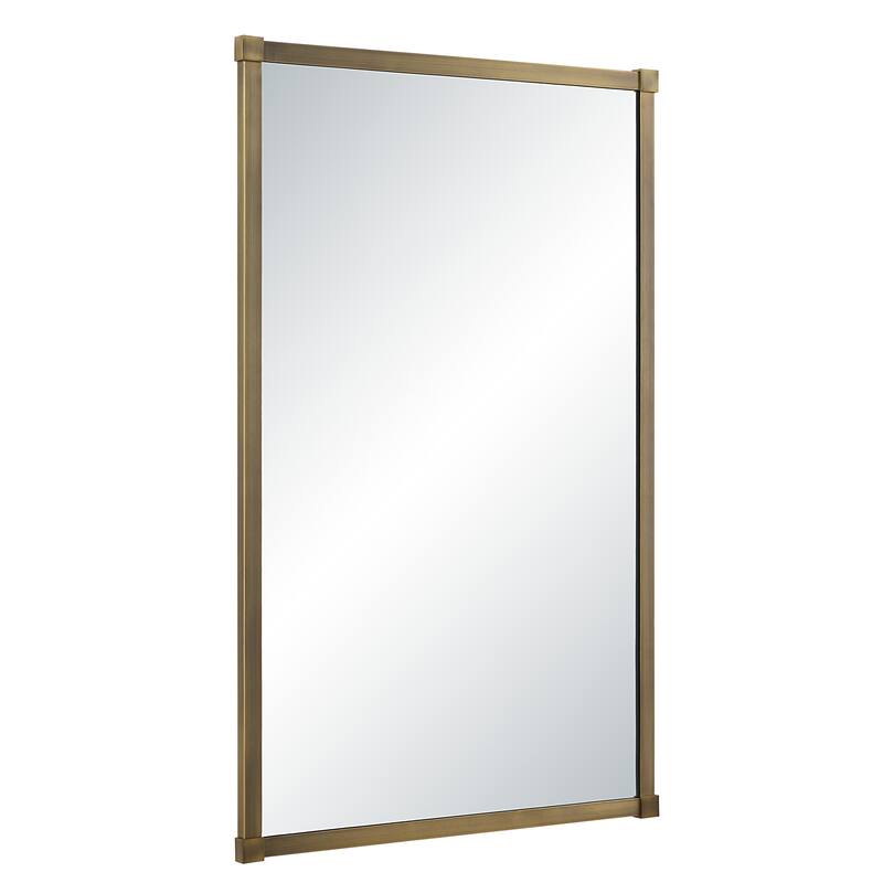 Renwil Khaya 35" H x 22" W Wall Mirror, Yellow
