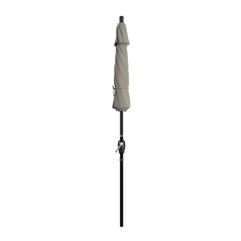 Okaloosa 7.5ft Round Crank Lift Tilting Patio Umbrella by Havenside Home, Base Not Included