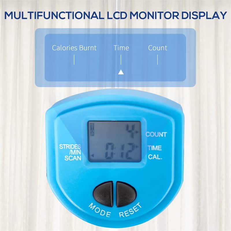 Portable Stair Stepper Machine with Removable Resistance Bands LCD Screen Full Body Cardio Workout Adjustable Handlebar