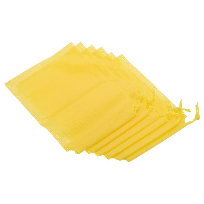 Single Drawstring Storage Bag Fiber Cloth, 6Pcs