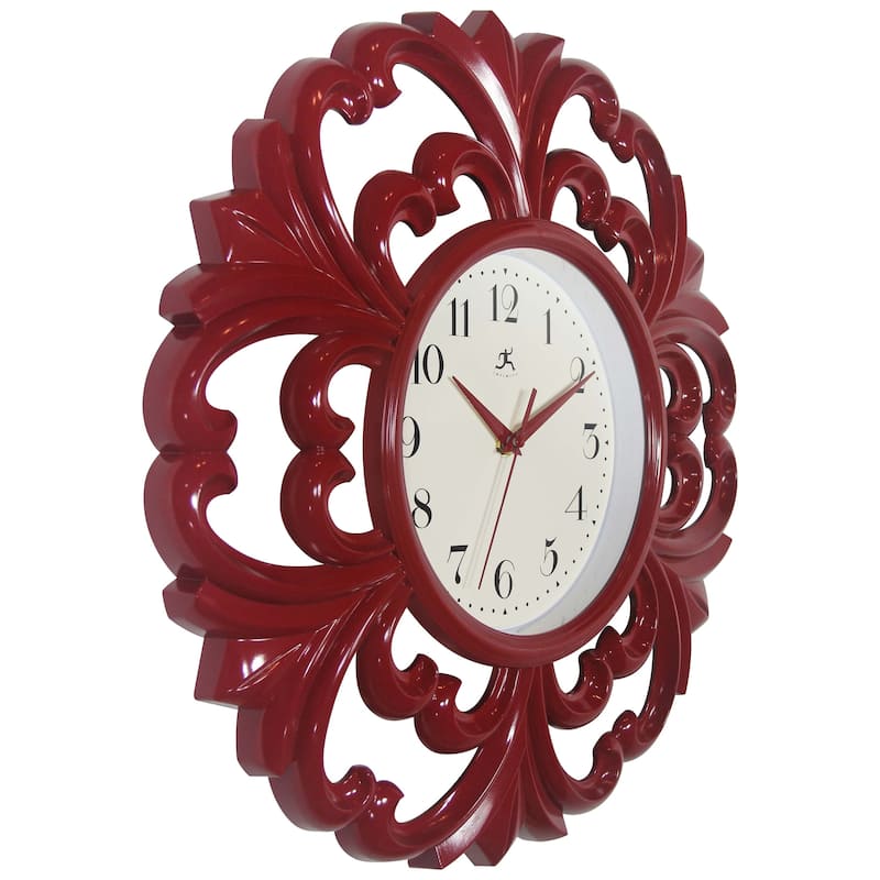 Wisteria 15.5" Wall Clock - 15.5 in.