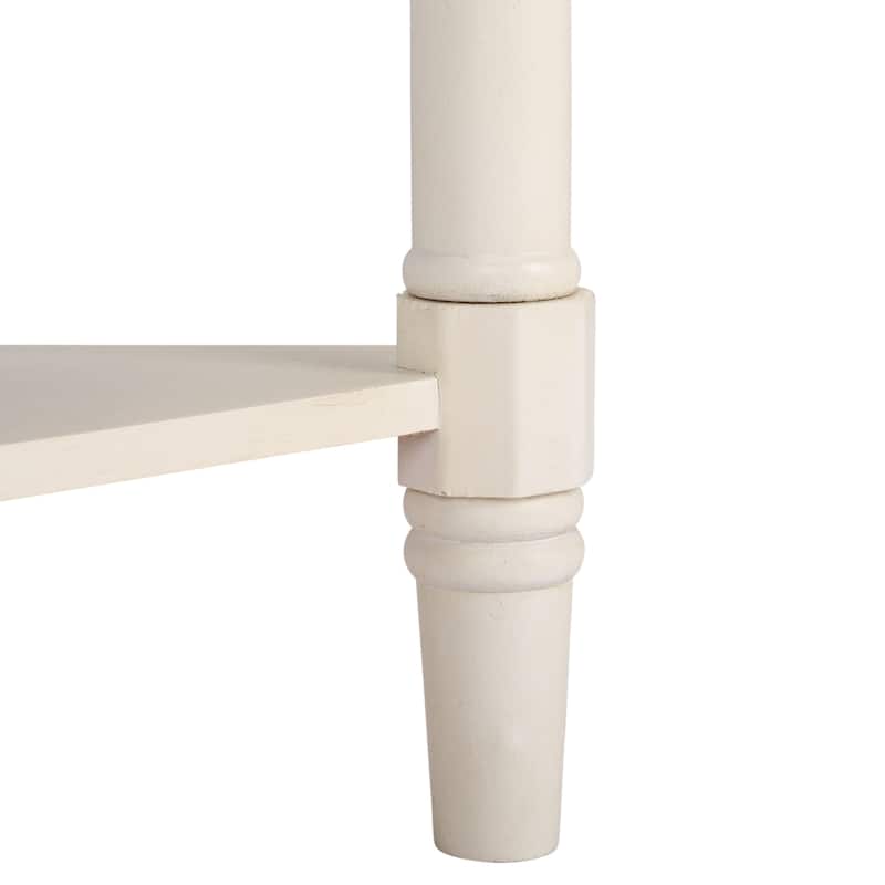 SAFAVIEH Calla Grey Corner Table - 33.9" x 17.3" x 28" - 34"W x 17"D x 28"H