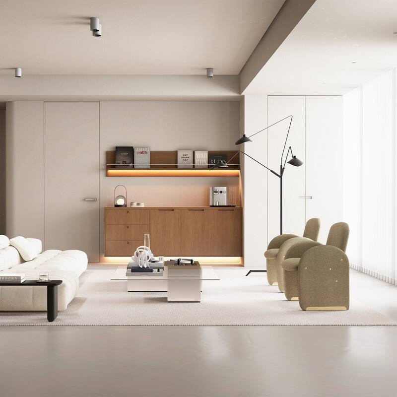 Velvet Accent Chair, Modern Living Room Chair for Bedroom, Dining Room