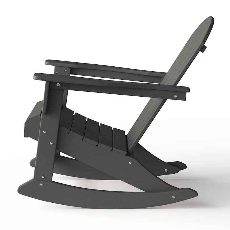 Polytrends Laguna Hdpe All Weather Outdoor Patio Rocking Chair