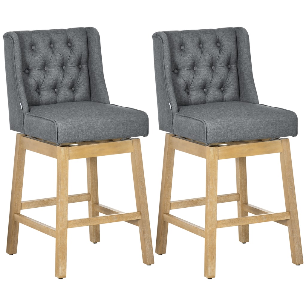 Bar Height Bar Stools Set Of 2