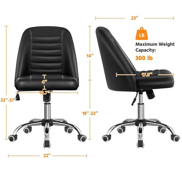 Yaheetech Modern Faux Leather Office Reception Chair, Set Of 2, White