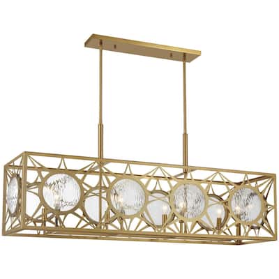 Savoy House 1-5066-8 Balfour 8 Light 44" Wide Linear Chandelier