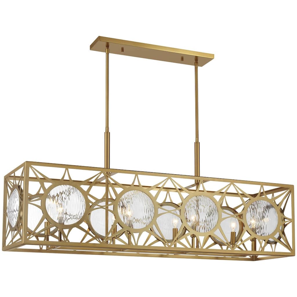 Savoy House 1-5066-8 Balfour 8 Light 44" Wide Linear Chandelier