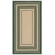 preview thumbnail 81 of 140, SAFAVIEH Courtyard Vickie Indoor/ Outdoor Waterproof Patio Backyard Rug 2' x 3'7" - Beige/Dark Green