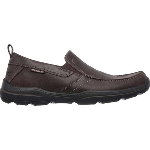 skechers harper forde dark brown