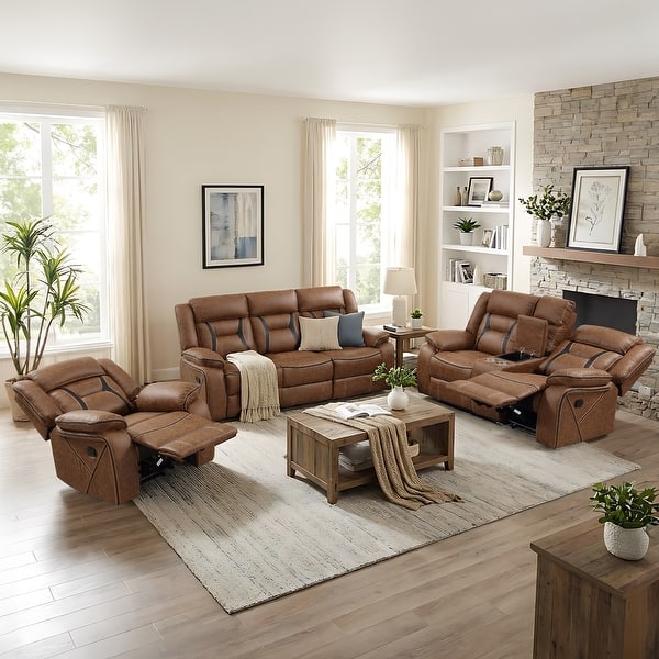 Contemporary Home Living Faux Leather...
