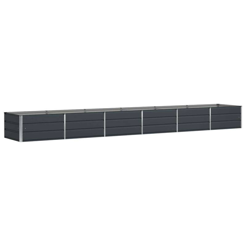 vidaXL Planter in Steel - 62.99 x 31.50 x 17.72