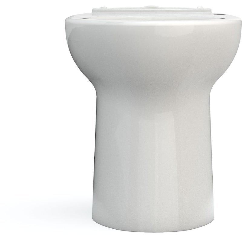 TOTO Drake Elongated Universal Height Tornado Flush Toilet Bowl with