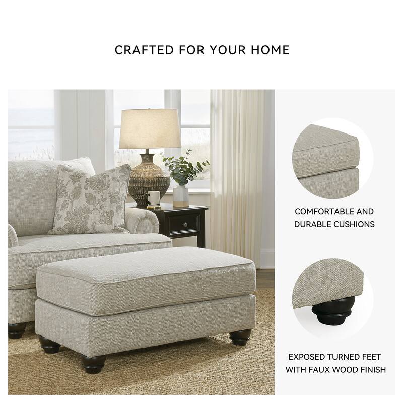 Signature Design by Ashley Asanti Beige Ottoman
