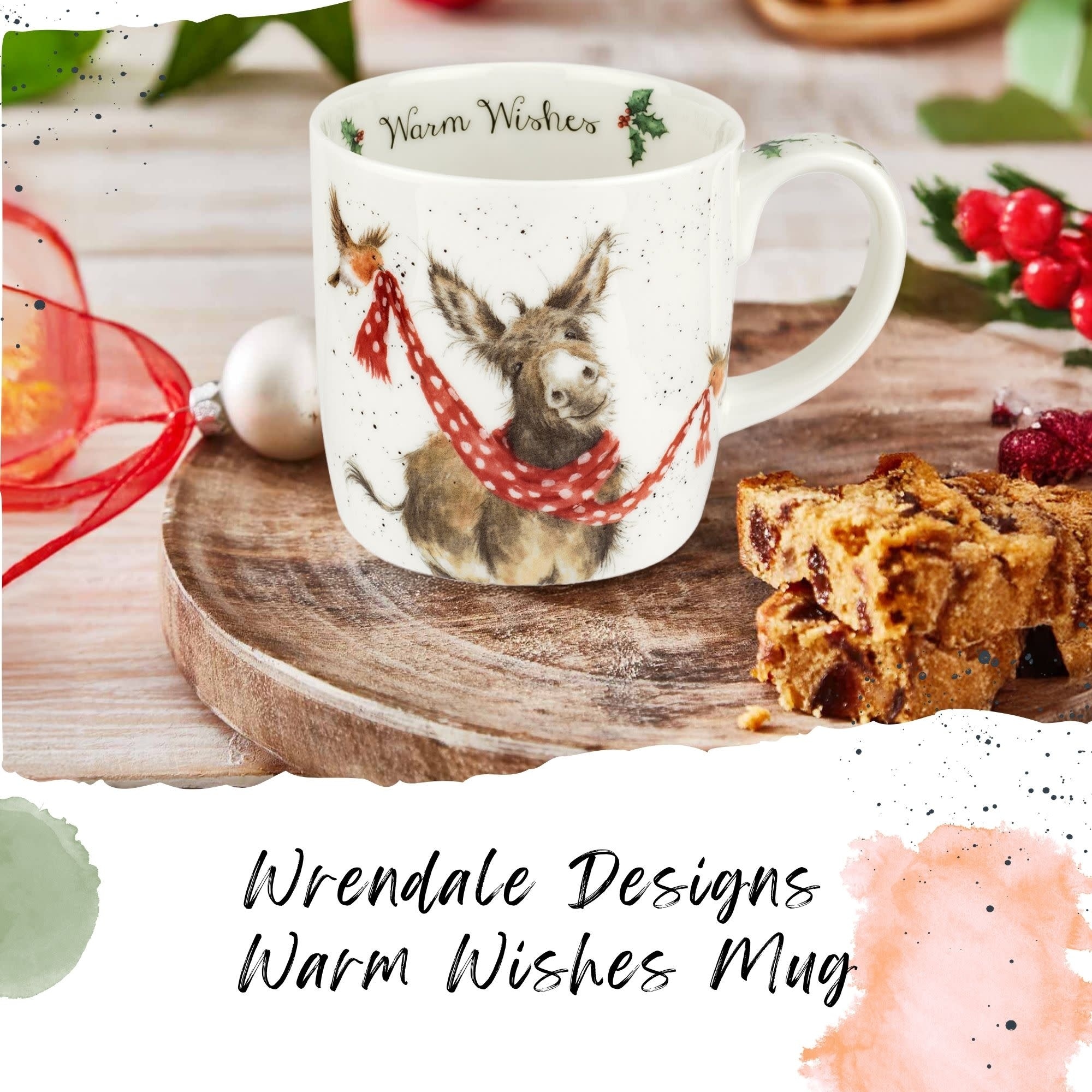 Royal Worcester Holiday Wrendale Designs 14 oz Mug - Overstock