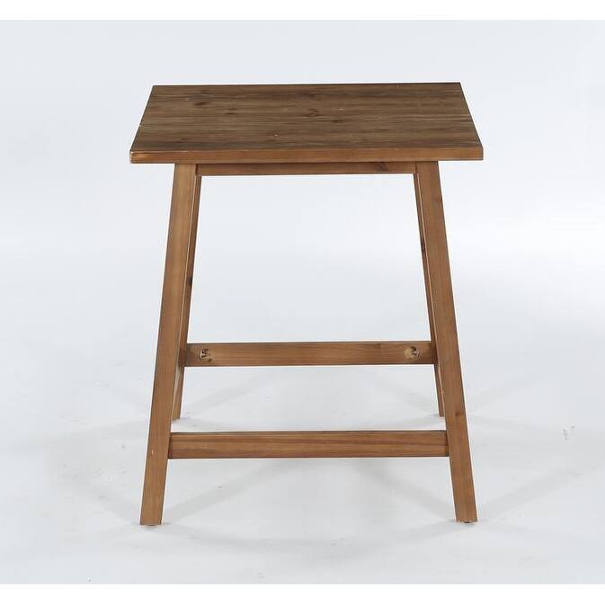 31.5-Inch Small Solid Wood Bar Table