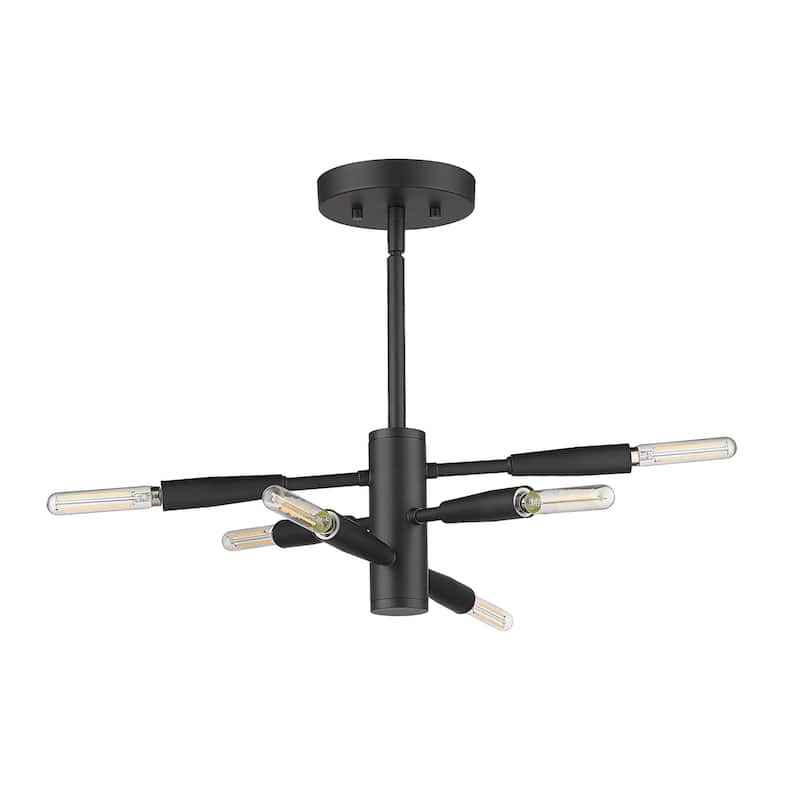 Bellevue ZCF44988 Almeria 6 Light 13" Wide Semi-Flush Ceiling Fixture