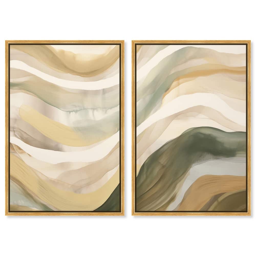 Dunes of Time I Canvas Set of 2 by Art Remedy