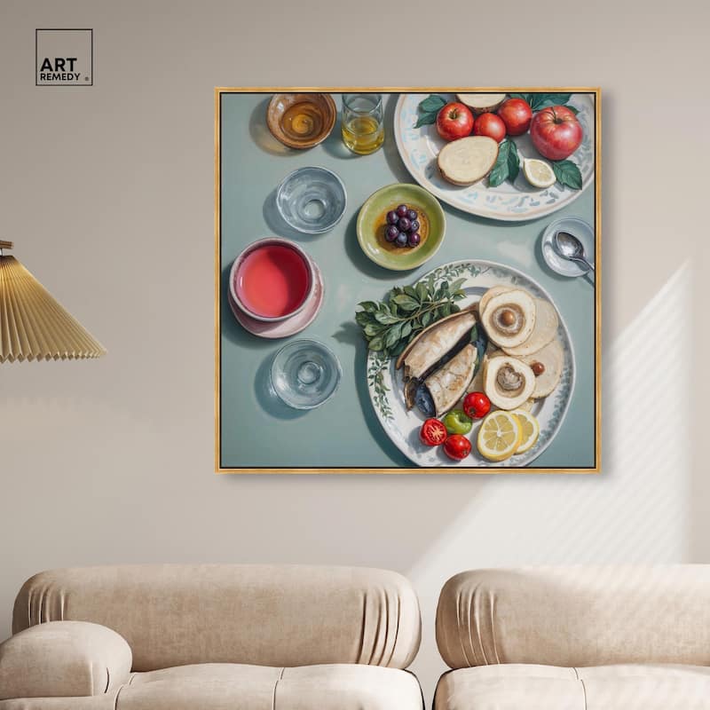 Sea Feast Canvas by Art Remedy