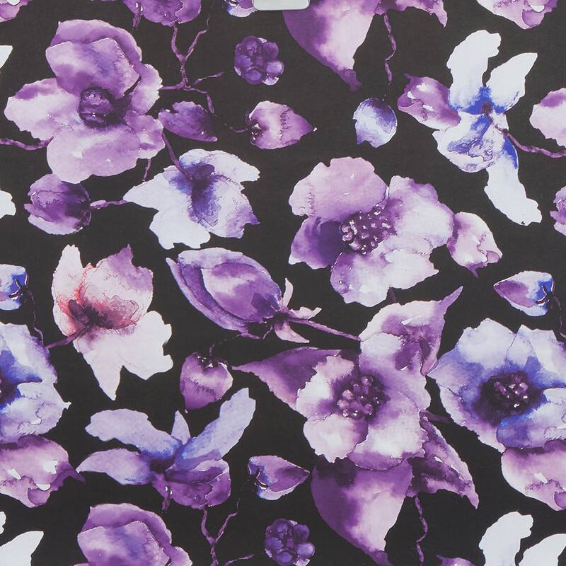Fusion Turntable Combo - 6"d x 14.5" x 14" - Blue Floral