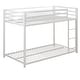 preview thumbnail 26 of 29, Avenue Greene Macie Metal Twin over Twin Bunk Bed White