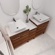 preview thumbnail 101 of 125, BNK 24/36/48/60 Inch Bathroom Vanity with Sink, Freestanding Bathroom Vanity with Soft Close Doors and Adjustable Shelf
