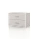 preview thumbnail 26 of 202, DH BASIC Modern Wood Customizable Stackable Storage Organizer - Cube Shelves, Drawer Cabinet, Bookcase with Doors by Denhour 2-Drawer - Taupe Grey
