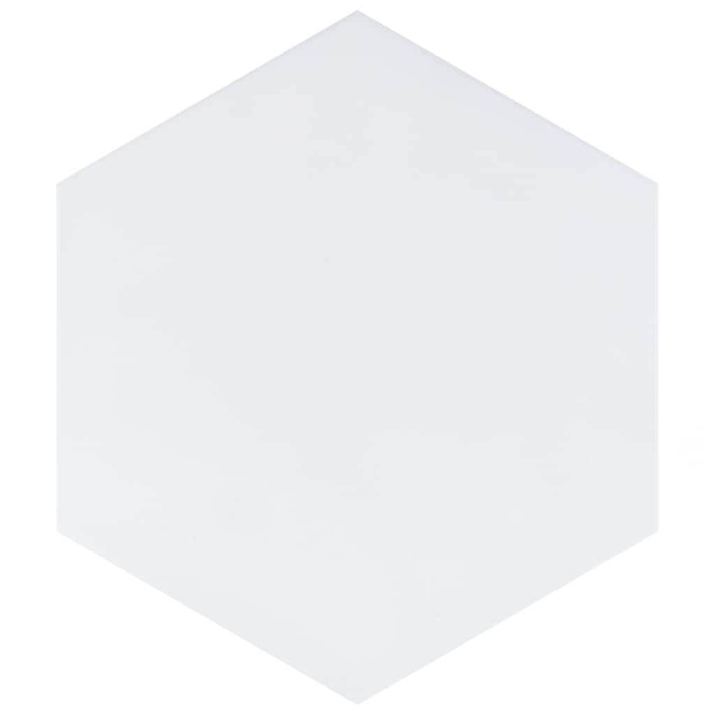 Merola Tile Horizon Hex Blanco 7-3/4" x 9" Porcelain Floor and Wall Tile