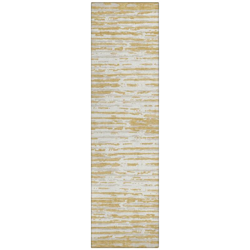 Machine Washable Indoor/ Outdoor Chantille Abstract Ombre Rug