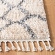 preview thumbnail 10 of 16, SAFAVIEH Berber Fringe Shag Mercedes Trellis Rug