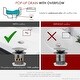 preview thumbnail 11 of 41, STYLISH Pop-Up Bathroom Sink Drain with Overflow (Set of Two)
