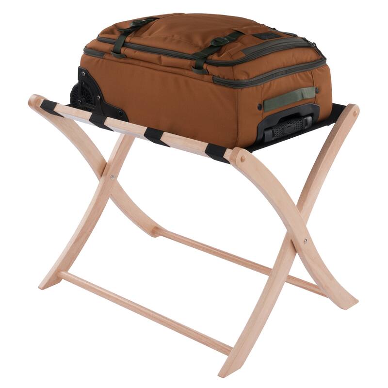 Scarlett Luggage Rack Natural Finish