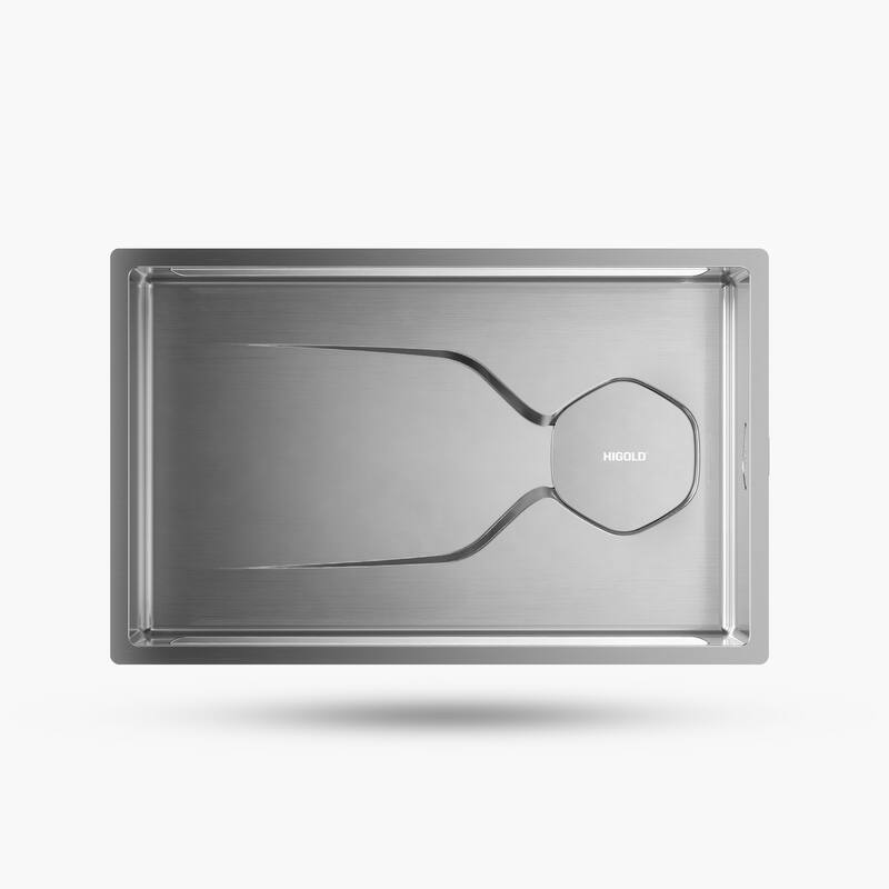 HIGOLD LS1.0 Pro 30" L Workstation Sink Undermount Single Bow Stainless Steel Kitchen Sink