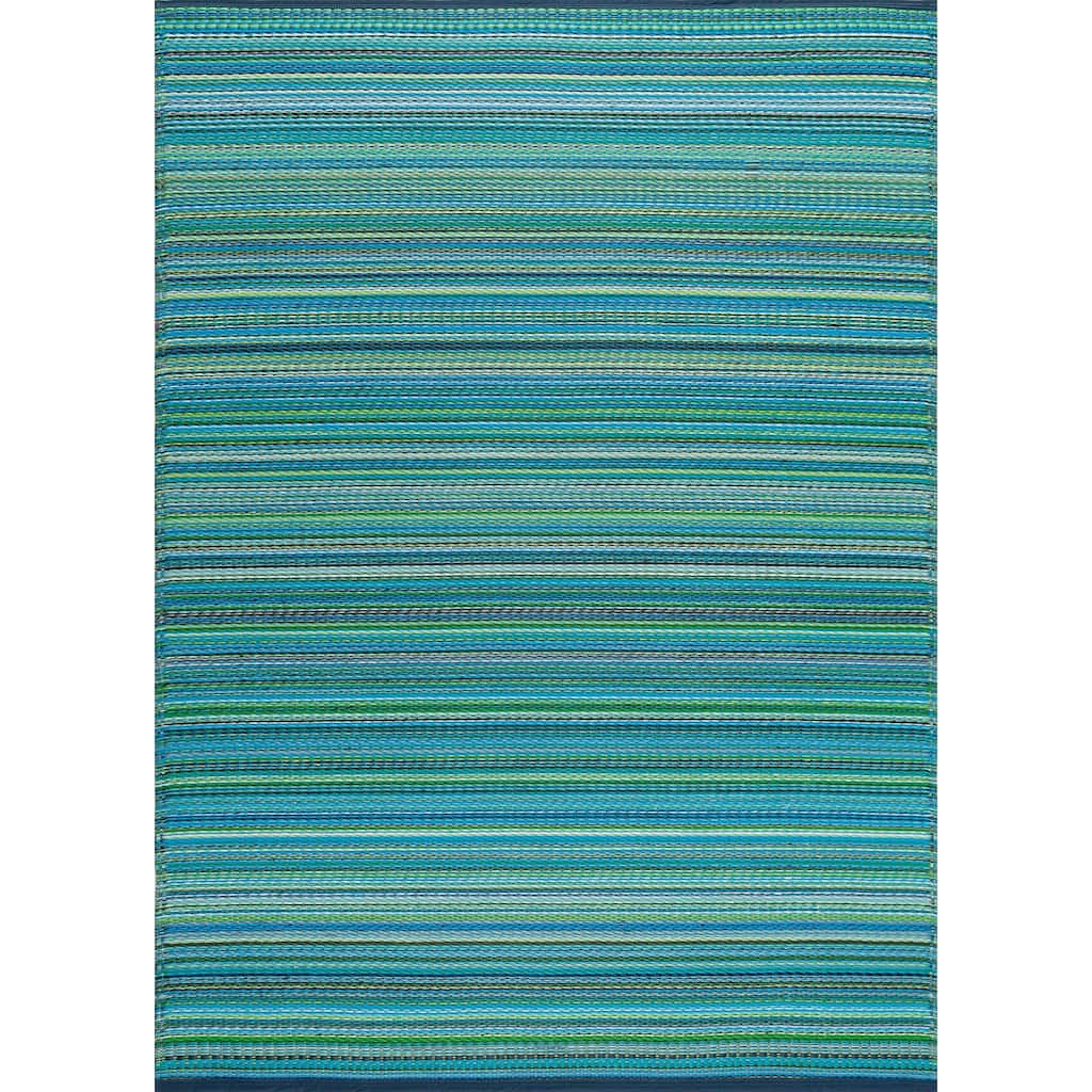 Sundown Beach Stripe Indoor/Outdoor Area Rug