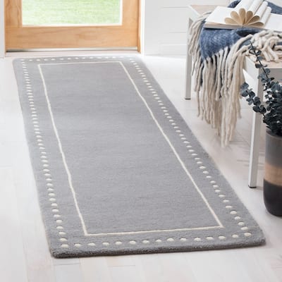 SAFAVIEH Handmade Bella Alverta Dotted Border Wool Rug