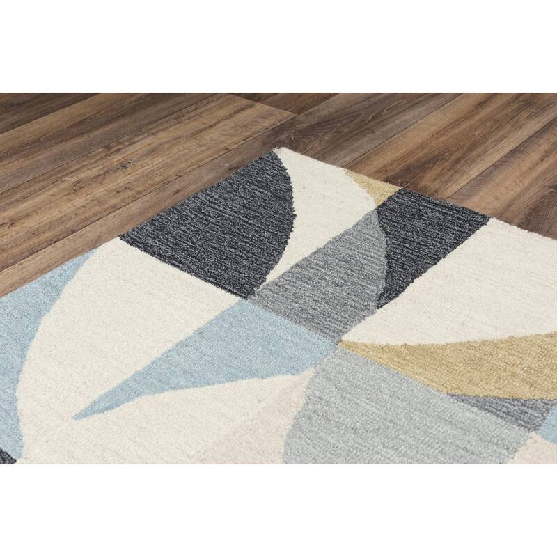 Alora Decor Midland Geometric Hand-tufted Wool Rug