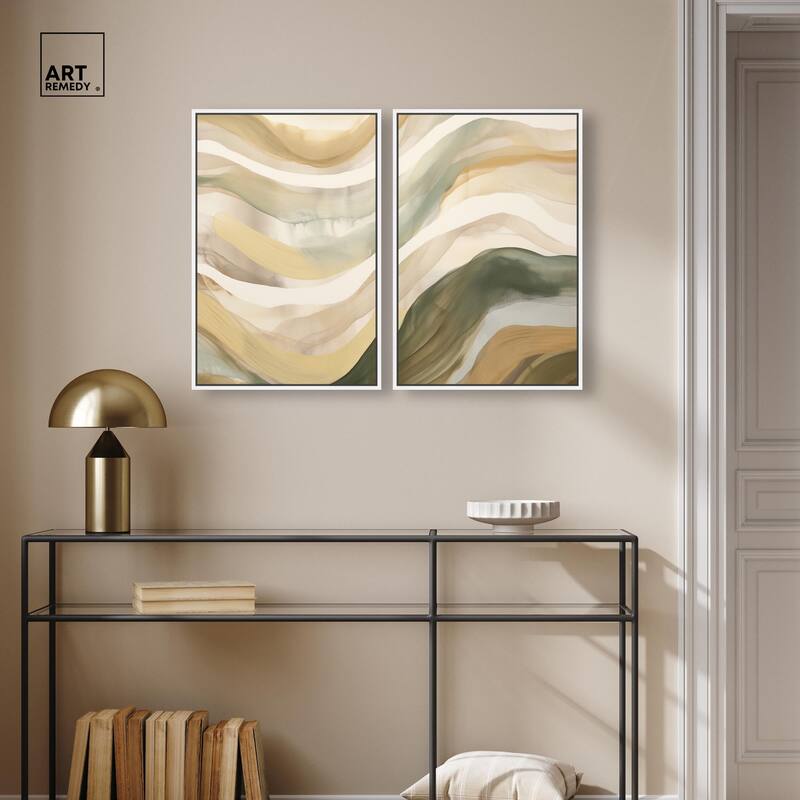 Dunes of Time I Canvas Set of 2 by Art Remedy