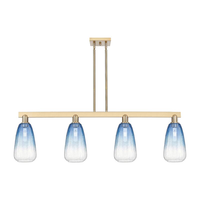 Innovations Lighting Urban Downtown - Brookhaven Almond - 4 Light 48" Stem Hung Island Light