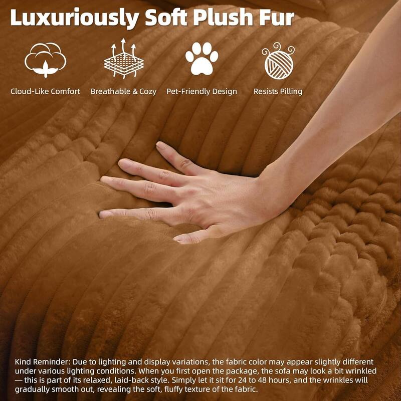 Rossetta Corduroy Upholstered Modern Oversized Chaise Lounge Chair