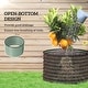 preview thumbnail 22 of 25, Outsunny Galvanized Raised Garden Bed Set of 2, Planters for Outdoor Plants with Safety Edging, Easy-to-assemble Stock Tanks