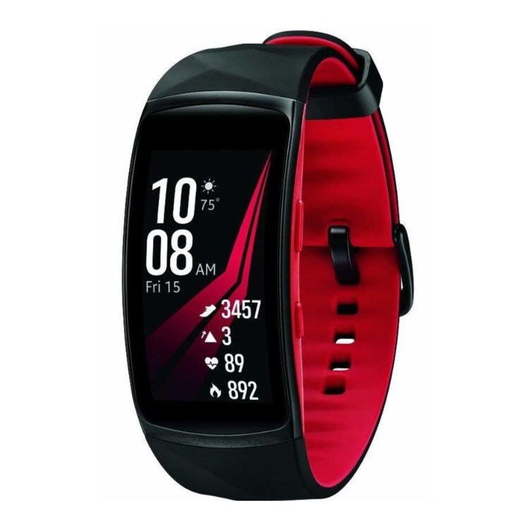 samsung gear fit2 pro small red