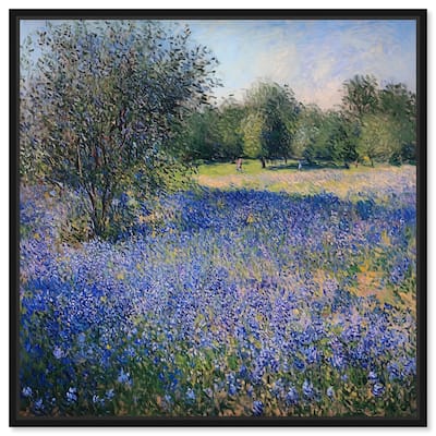 Bluebonnet Meadow I Canvas by Art Remedy