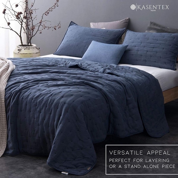 Kasentex Quilt Bedspread Set Soft Machine Washable Hypoallergenic. Opens flyout.