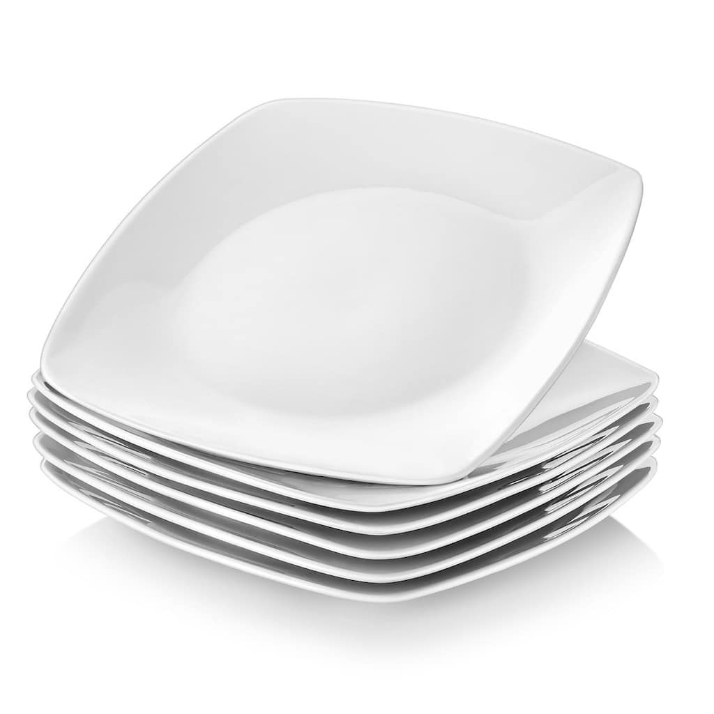 MALACASA Julia Porcelain Dessert Plates (Set of 6)