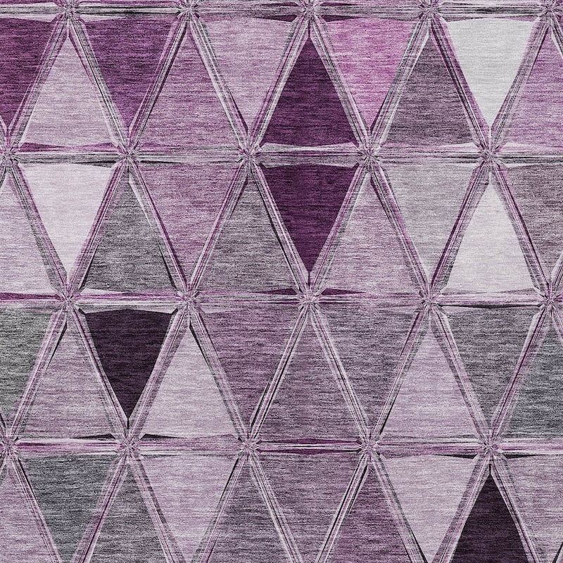 HomeRoots Geometric Transitional Rectangle Outdoor Rug