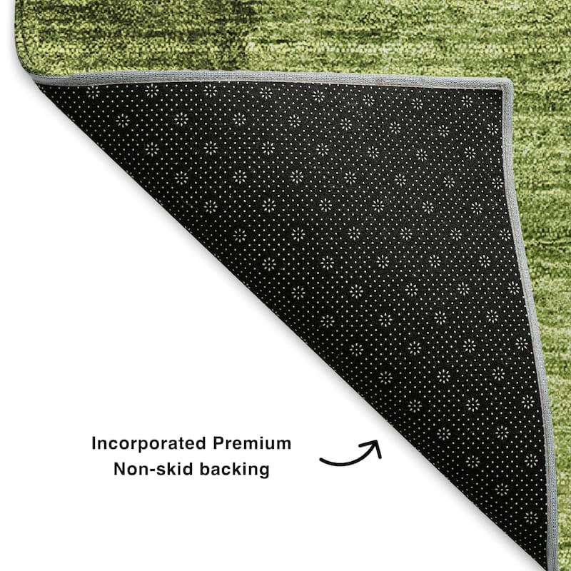 Premium Washable Super Soft Ombre Stripes Mayfield Rug